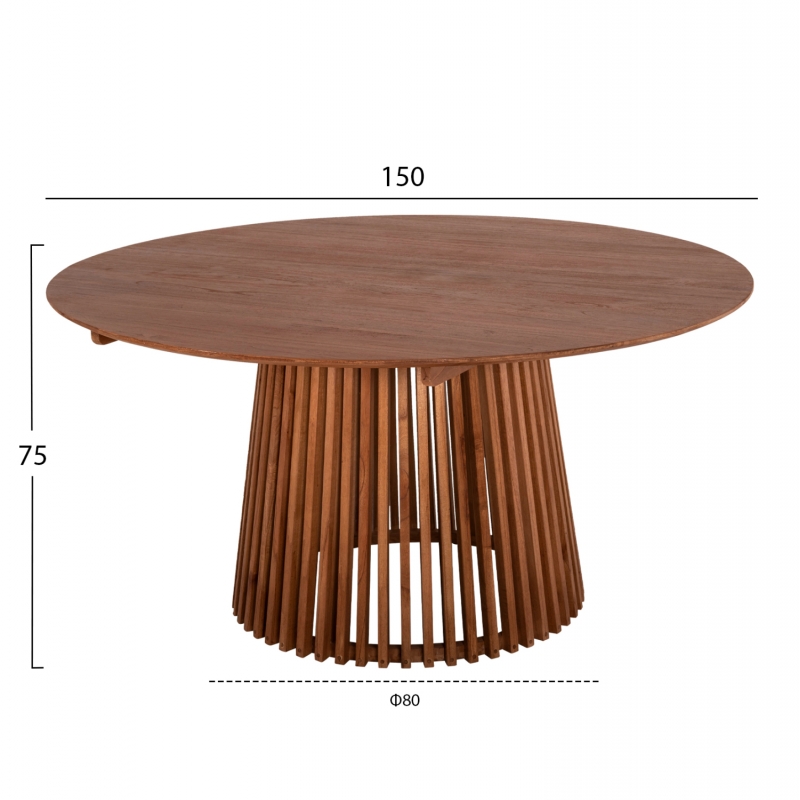 ΤΡΑΠΕΖΙ ΤΡΑΠΕΖΑΡΙΑΣ FRANTZ HM9457.11 ΜΑΣΙΦ MINDI ΞΥΛΟ ΣΕ ΦΥΣΙΚΟ Φ150x75Υεκ. ΤΡΑΠΕΖΙ ΤΡΑΠΕΖΑΡΙΑΣ FRANTZ HM9457.11 ΜΑΣΙΦ MINDI ΞΥΛΟ ΣΕ ΦΥΣΙΚΟ Φ150x75Υεκ.