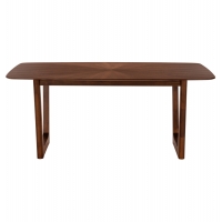 ΤΡΑΠΕΖΙ ΤΡΑΠΕΖΑΡΙΑΣ RINER ΟΡΘΟΓΩΝΙΟ HM9745 MDF ΜΕ ΚΑΠΛΑΜΑ ΚΑΡΥΔΙΑΣ 180x90x76εκ.