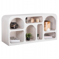 ΜΠΟΥΦΕΣ HANDYR HM9705 ΜΑΣΙΦ ΞΥΛΟ MANGO ΣΕ ΛΕΥΚΟ ΧΡΩΜΑ 165x35x75Yεκ.