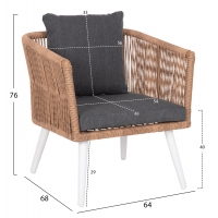 ΣΑΛΟΝΙ ΕΞ.ΧΩΡΟΥ 4ΤΜΧ FREJA HM6057.01 ΑΛΟΥΜ. ΛΕΥΚΟ-PE RATTAN ΜΠΕΖ-ΑΝΘΡΑΚΙ ΜΑΞΙΛΑΡΙΑ ΣΑΛΟΝΙ ΕΞ.ΧΩΡΟΥ 4ΤΜΧ FREJA HM6057.01 ΑΛΟΥΜ. ΛΕΥΚΟ-PE RATTAN ΜΠΕΖ-ΑΝΘΡΑΚΙ ΜΑΞΙΛΑΡΙΑ