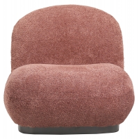 ΠΟΛΥΘΡΟΝΑ BEANY HM9591.02 ΡΟΖ ΜΠΟΥΚΛΕ ΥΦΑΣΜΑ 85x82x77Υ εκ.