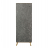 ΠΑΠΟΥΤΣΟΘΗΚΗ-ΝΤΟΥΛΑΠΙ ALVARO HM8954.14 ΜΕΛΑΜΙΝΗ SONAMA-STONE TEXTURE 50Χ38Χ135Yεκ.