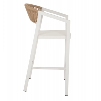 ΣΚΑΜΠΟ ΑΛΟΥΜΙΝΙΟΥ MIRI ΛΕΥΚΟ ΜΕ ΜΠΡΑΤΣΑ RATTAN & TEXTLINE 56x58x105Yεκ. HM5892.22 ΣΚΑΜΠΟ ΑΛΟΥΜΙΝΙΟΥ MIRI ΛΕΥΚΟ ΜΕ ΜΠΡΑΤΣΑ RATTAN & TEXTLINE 56x58x105Yεκ. HM5892.22