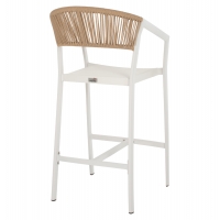 ΣΚΑΜΠΟ ΑΛΟΥΜΙΝΙΟΥ MIRI ΛΕΥΚΟ ΜΕ ΜΠΡΑΤΣΑ RATTAN & TEXTLINE 56x58x105Yεκ. HM5892.22 ΣΚΑΜΠΟ ΑΛΟΥΜΙΝΙΟΥ MIRI ΛΕΥΚΟ ΜΕ ΜΠΡΑΤΣΑ RATTAN & TEXTLINE 56x58x105Yεκ. HM5892.22