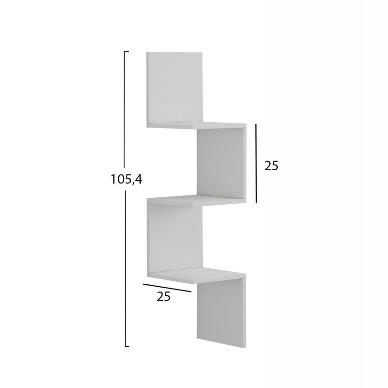 ΕΠΙΤΟΙΧΙΑ ΓΩΝΙΑΚΗ ΡΑΦΙΕΡΑ ILLUSION HM8935.12 ΜΕΛΑΜΙΝΗ ΣΕ ΛΕΥΚΟ 25x25x105,4Υεκ. ΕΠΙΤΟΙΧΙΑ ΓΩΝΙΑΚΗ ΡΑΦΙΕΡΑ ILLUSION HM8935.12 ΜΕΛΑΜΙΝΗ ΣΕ ΛΕΥΚΟ 25x25x105,4Υεκ.