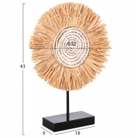 ΕΠΙΤΡΑΠΕΖΙΟ ΔΙΑΚΟΣΜΗΤΙΚΟ HM4224 ΙΝΕΣ RAFFIA ΣΕ ΦΥΣΙΚΟ-ΜΑΥΡΗ ΞΥΛΙΝΗ ΒΑΣΗ 18x9x43Υεκ. ΕΠΙΤΡΑΠΕΖΙΟ ΔΙΑΚΟΣΜΗΤΙΚΟ HM4224 ΙΝΕΣ RAFFIA ΣΕ ΦΥΣΙΚΟ-ΜΑΥΡΗ ΞΥΛΙΝΗ ΒΑΣΗ 18x9x43Υεκ.