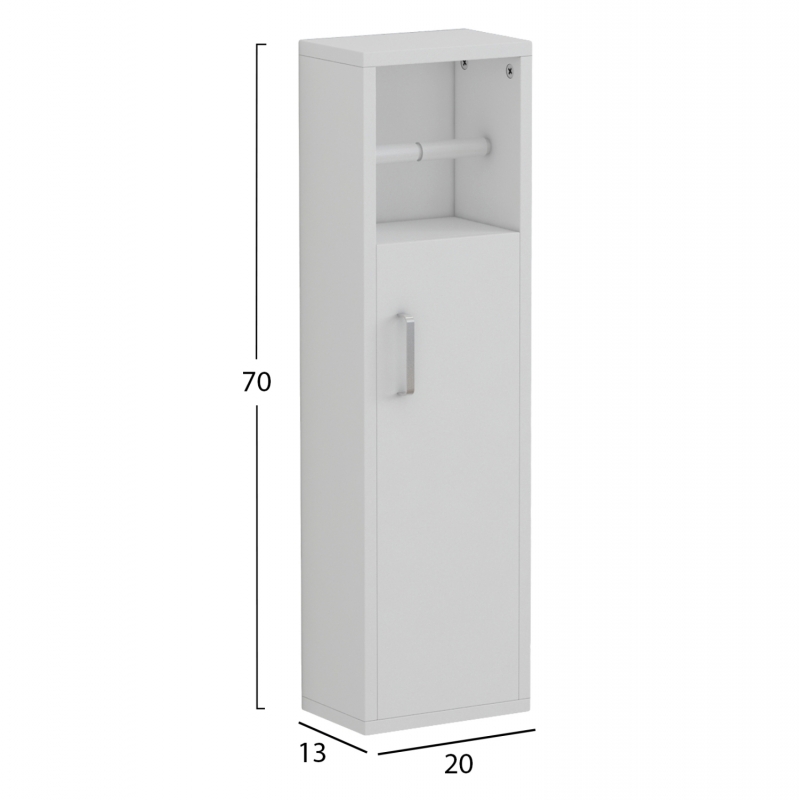ΝΤΟΥΛΑΠΙ ΜΠΑΝΙΟΥ DAMIEN HM9025.12 ΜΕΛΑΜΙΝΗ ΛΕΥΚΗ 20x13x70Yεκ. ΝΤΟΥΛΑΠΙ ΜΠΑΝΙΟΥ DAMIEN HM9025.12 ΜΕΛΑΜΙΝΗ ΛΕΥΚΗ 20x13x70Yεκ.