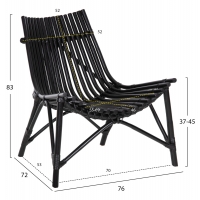ΚΑΡΕΚΛΑ ΕΞΩΤ.ΧΩΡΟΥ CELLION HM9812.02 ΡΑΒΔΟΙ RATTAN ΣΕ ΜΑΥΡΟ ΧΡΩΜΑ 76x72x83Υεκ. ΚΑΡΕΚΛΑ ΕΞΩΤ.ΧΩΡΟΥ CELLION HM9812.02 ΡΑΒΔΟΙ RATTAN ΣΕ ΜΑΥΡΟ ΧΡΩΜΑ 76x72x83Υεκ.
