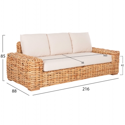 ΚΑΝΑΠΕΣ ΤΡΙΘΕΣΙΟΣ ΕΞ.ΧΩΡΟΥ TROPEL HM9808 ΞΥΛΟ MANGO-RATTAN ΦΥΣΙΚΟ-ΛΕΥΚΑ ΜΑΞΙΛΑΡΙΑ 216x88x85Υεκ ΚΑΝΑΠΕΣ ΤΡΙΘΕΣΙΟΣ ΕΞ.ΧΩΡΟΥ TROPEL HM9808 ΞΥΛΟ MANGO-RATTAN ΦΥΣΙΚΟ-ΛΕΥΚΑ ΜΑΞΙΛΑΡΙΑ 216x88x85Υεκ