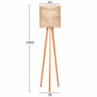 ΕΠΙΔΑΠΕΔΙΟ ΦΩΤΙΣΤΙΚΟ HM4351 RUBBERWOOD-RATTAN-PAPER ROPE ΣΕ ΦΥΣΙΚΟ Φ36x149,5Υεκ. ΕΠΙΔΑΠΕΔΙΟ ΦΩΤΙΣΤΙΚΟ HM4351 RUBBERWOOD-RATTAN-PAPER ROPE ΣΕ ΦΥΣΙΚΟ Φ36x149,5Υεκ.