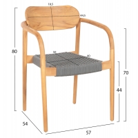ΠΟΛΥΘΡΟΝΑ OSLO HM9636.08 ΞΥΛΟ TEAK ΦΥΣΙΚΟ & ΣΧΟΙΝΙ--B’ΔΙΑΛΟΓΗΣ 55x54x80Yεκ. ΠΟΛΥΘΡΟΝΑ OSLO HM9636.08 ΞΥΛΟ TEAK ΦΥΣΙΚΟ & ΣΧΟΙΝΙ--B’ΔΙΑΛΟΓΗΣ 55x54x80Yεκ.
