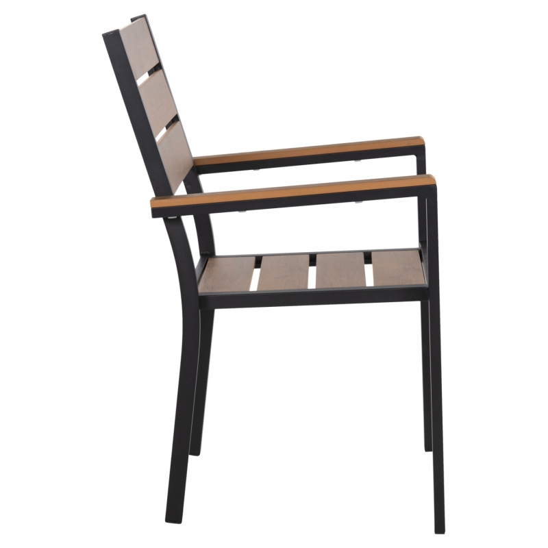 ΠΟΛΥΘΡΟΝΑ ΑΛΟΥΜΙΝΙΟΥ SAGA HM5981.02 ΜΑΥΡΗ-POLYWOOD ΣΕ ΦΥΣΙΚΟ 55x55x86Υεκ. ΠΟΛΥΘΡΟΝΑ ΑΛΟΥΜΙΝΙΟΥ SAGA HM5981.02 ΜΑΥΡΗ-POLYWOOD ΣΕ ΦΥΣΙΚΟ 55x55x86Υεκ.