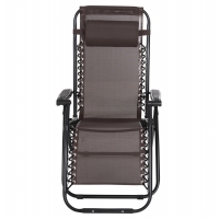 ΠΟΛΥΘΡΟΝΑ RELAX COMPANION HM5095.13 ΚΑΦΕ TEXTILENE-ΜΑΥΡΟ ΜΕΤΑΛΛΟ 67x145x110Υεκ.