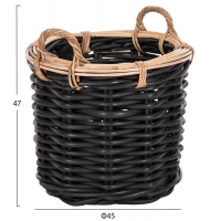 ΣΕΤ 2 ΚΑΛΑΘΙΑ POTTS HM4379 ΜΑΥΡO&ΦΥΣΙΚΟ ΧΡΩΜΑ- CL RATTAN Φ61+Φ45εκ. ΣΕΤ 2 ΚΑΛΑΘΙΑ POTTS HM4379 ΜΑΥΡO&ΦΥΣΙΚΟ ΧΡΩΜΑ- CL RATTAN Φ61+Φ45εκ.