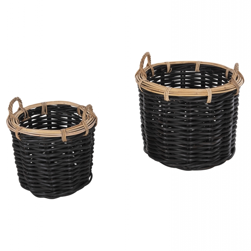 ΣΕΤ 2 ΚΑΛΑΘΙΑ POTTS HM4379 ΜΑΥΡO&ΦΥΣΙΚΟ ΧΡΩΜΑ- CL RATTAN Φ61+Φ45εκ. ΣΕΤ 2 ΚΑΛΑΘΙΑ POTTS HM4379 ΜΑΥΡO&ΦΥΣΙΚΟ ΧΡΩΜΑ- CL RATTAN Φ61+Φ45εκ.