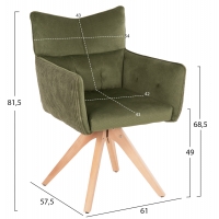 ΠΟΛΥΘΡΟΝΑ ΤΡΑΠΕΖΑΡΙΑΣ QUILL HM9843.05 ΠΡΑΣΙΝΟ ΥΦΑΣΜΑ-ΞΥΛΟ ΟΞΙΑΣ ΠΟΔΙΑ 61x57,5x91Υεκ. ΠΟΛΥΘΡΟΝΑ ΤΡΑΠΕΖΑΡΙΑΣ QUILL HM9843.05 ΠΡΑΣΙΝΟ ΥΦΑΣΜΑ-ΞΥΛΟ ΟΞΙΑΣ ΠΟΔΙΑ 61x57,5x91Υεκ.