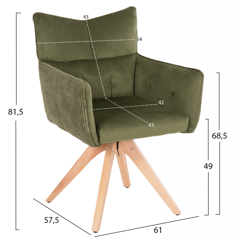 ΠΟΛΥΘΡΟΝΑ ΤΡΑΠΕΖΑΡΙΑΣ QUILL HM9843.05 ΠΡΑΣΙΝΟ ΥΦΑΣΜΑ-ΞΥΛΟ ΟΞΙΑΣ ΠΟΔΙΑ 61x57,5x91Υεκ. ΠΟΛΥΘΡΟΝΑ ΤΡΑΠΕΖΑΡΙΑΣ QUILL HM9843.05 ΠΡΑΣΙΝΟ ΥΦΑΣΜΑ-ΞΥΛΟ ΟΞΙΑΣ ΠΟΔΙΑ 61x57,5x91Υεκ.