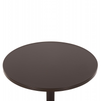 ΤΡΑΠΕΖΙ ΣΤΡΟΓΓΥΛΟ GOSS HM5974.02 ΑΛΟΥΜΙΝΙΟ ΚΑΦΕ Φ60x70Υεκ.