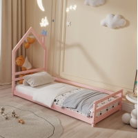 ΚΡΕΒΑΤΙ ΠΑΙΔΙΚΟ HOUSER HM676.06 τ.MONTESSORI ΞΥΛΟ ΠΕΥΚΟ ΡΟΖ- 190x90εκ ΚΡΕΒΑΤΙ ΠΑΙΔΙΚΟ HOUSER HM676.06 τ.MONTESSORI ΞΥΛΟ ΠΕΥΚΟ ΡΟΖ- 190x90εκ