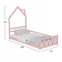 ΚΡΕΒΑΤΙ ΠΑΙΔΙΚΟ HOUSER HM676.06 τ.MONTESSORI ΞΥΛΟ ΠΕΥΚΟ ΡΟΖ- 190x90εκ ΚΡΕΒΑΤΙ ΠΑΙΔΙΚΟ HOUSER HM676.06 τ.MONTESSORI ΞΥΛΟ ΠΕΥΚΟ ΡΟΖ- 190x90εκ