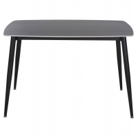 ΤΡΑΠΕΖΙ RAVEN HM9854.02 ΚΕΡΑΜΙΚΟ TOP ΜΑΥΡΟ ΜΑΡΜΑΡΟ-ΜΑΥΡΟ ΜΕΤΑΛΛΟ 120x70x73Υεκ.