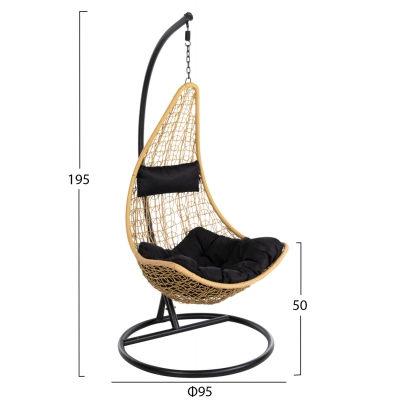 ΚΡΕΜΑΣΤΗ ΠΟΛΥΘΡΟΝΑ ΦΩΛΙΑ MILLIE HM5996.04 ΜΕΤΑΛΛΟ ΜΑΥΡΟ-ΣΥΝΘ.RATTAN ΜΠΕΖ Φ95x195Υεκ. ΚΡΕΜΑΣΤΗ ΠΟΛΥΘΡΟΝΑ ΦΩΛΙΑ MILLIE HM5996.04 ΜΕΤΑΛΛΟ ΜΑΥΡΟ-ΣΥΝΘ.RATTAN ΜΠΕΖ Φ95x195Υεκ.