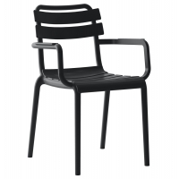 ΠΟΛΥΘΡΟΝΑ ΠΟΛΥΠΡΟΠΥΛΕΝΙΟΥ PHILLY HM6123.02 ΜΑΥΡΟ 58.5x49x83.5Υεκ.
