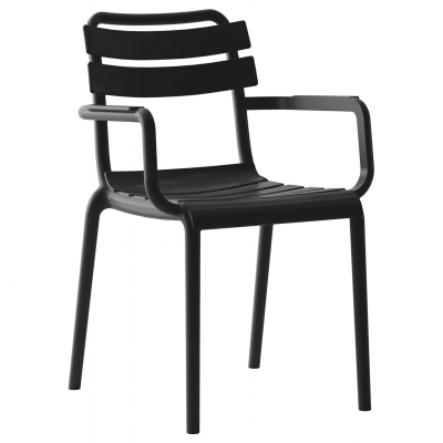 ΠΟΛΥΘΡΟΝΑ ΠΟΛΥΠΡΟΠΥΛΕΝΙΟΥ PHILLY HM6123.02 ΜΑΥΡΟ 58.5x49x83.5Υεκ.