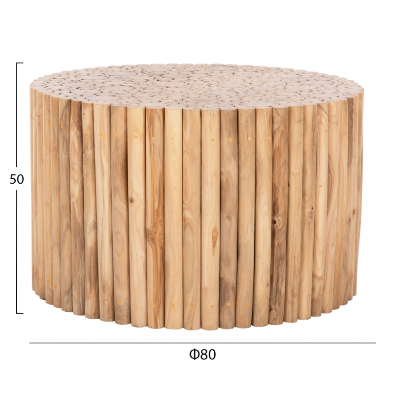 ΤΡΑΠΕΖΙ ΣΑΛΟΝΙΟΥ ΣΤΡΟΓΓΥΛΟ COOTER HM9863 ΚΛΑΔΙΑ TEAK-ΦΥΣΙΚΟ Φ80x50Υεκ. ΤΡΑΠΕΖΙ ΣΑΛΟΝΙΟΥ ΣΤΡΟΓΓΥΛΟ COOTER HM9863 ΚΛΑΔΙΑ TEAK-ΦΥΣΙΚΟ Φ80x50Υεκ.