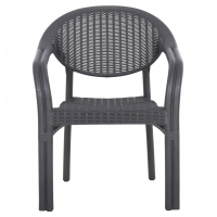 ΠΟΛΥΘΡΟΝΑ ΠΟΛΥΠΡΟΠΥΛΕΝΙΟΥ FETT HM6158.01 BAMBOO LOOK-ΑΝΘΡΑΚΙ 63x59x81Υεκ.