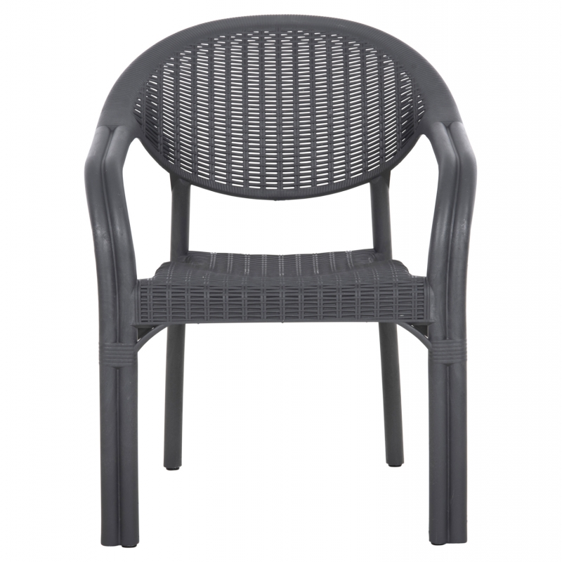 ΠΟΛΥΘΡΟΝΑ ΠΟΛΥΠΡΟΠΥΛΕΝΙΟΥ FETT HM6158.01 BAMBOO LOOK-ΑΝΘΡΑΚΙ 63x59x81Υεκ.