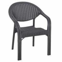 ΠΟΛΥΘΡΟΝΑ ΠΟΛΥΠΡΟΠΥΛΕΝΙΟΥ FETT HM6158.01 BAMBOO LOOK-ΑΝΘΡΑΚΙ 63x59x81Υεκ.