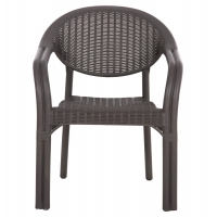 ΠΟΛΥΘΡΟΝΑ ΠΟΛΥΠΡΟΠΥΛΕΝΙΟΥ FETT HM6158.06 BAMBOO LOOK-ΚΑΦΕ 63x59x81Υεκ.