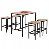 ΣΕΤ ΤΡΑΠΕΖΑΡΙΑ ΜΠΑΡ 5ΤΜΧ BOXY HM9882.01 ΜΑΥΡΟ ΜΕΤΑΛΛΟ-ΜΕΛΑΜΙΝΗ ΣΕ SONAMA ΣΕΤ ΤΡΑΠΕΖΑΡΙΑ ΜΠΑΡ 5ΤΜΧ BOXY HM9882.01 ΜΑΥΡΟ ΜΕΤΑΛΛΟ-ΜΕΛΑΜΙΝΗ ΣΕ SONAMA