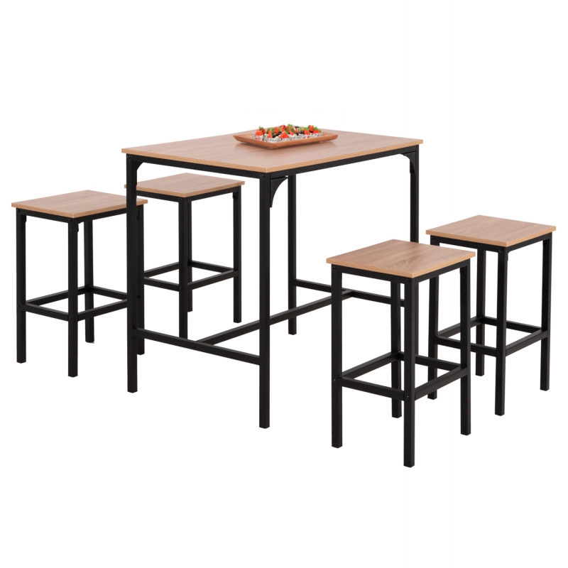 ΣΕΤ ΤΡΑΠΕΖΑΡΙΑ ΜΠΑΡ 5ΤΜΧ BOXY HM9882.01 ΜΑΥΡΟ ΜΕΤΑΛΛΟ-ΜΕΛΑΜΙΝΗ ΣΕ SONAMA ΣΕΤ ΤΡΑΠΕΖΑΡΙΑ ΜΠΑΡ 5ΤΜΧ BOXY HM9882.01 ΜΑΥΡΟ ΜΕΤΑΛΛΟ-ΜΕΛΑΜΙΝΗ ΣΕ SONAMA