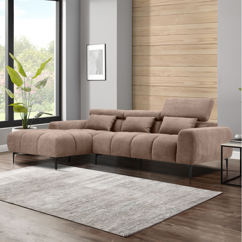 ΚΑΝΑΠΕΣ ΑΡΙΣΤΕΡΗ ΓΩΝΙΑ DIVYA HM3267.01L ΣΥΝΘ.SUEDE ΑΝΟΙΧΤΟ ΚΑΦΕ 264x175x99Υεκ. ΚΑΝΑΠΕΣ ΑΡΙΣΤΕΡΗ ΓΩΝΙΑ DIVYA HM3267.01L ΣΥΝΘ.SUEDE ΑΝΟΙΧΤΟ ΚΑΦΕ 264x175x99Υεκ.