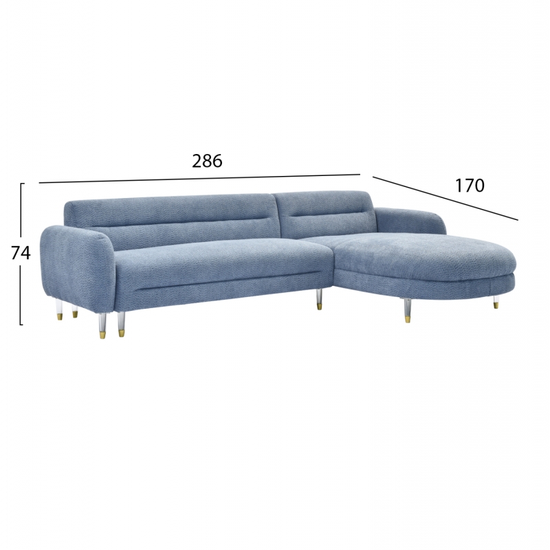 ΚΑΝΑΠΕΣ ΓΩΝΙΑ ΑΝΑΣΤΡ. FLYER HM6072.06 MIST BLUE ΥΦΑΣΜΑ-ΜΕΤΑΛ.ΠΟΔΙΑ 285x86-172x74Υεκ ΚΑΝΑΠΕΣ ΓΩΝΙΑ ΑΝΑΣΤΡ. FLYER HM6072.06 MIST BLUE ΥΦΑΣΜΑ-ΜΕΤΑΛ.ΠΟΔΙΑ 285x86-172x74Υεκ