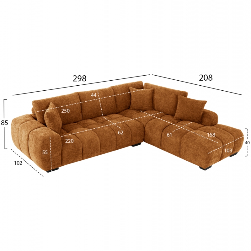 ΚΑΝΑΠΕΣ ΓΩΝΙΑ (ΔΕΞΙΑ) COVEN HM3266.02R ΚΕΡΑΜΙΔΙ ΥΦΑΣΜΑ 298x102-208x85Υεκ. ΚΑΝΑΠΕΣ ΓΩΝΙΑ (ΔΕΞΙΑ) COVEN HM3266.02R ΚΕΡΑΜΙΔΙ ΥΦΑΣΜΑ 298x102-208x85Υεκ.
