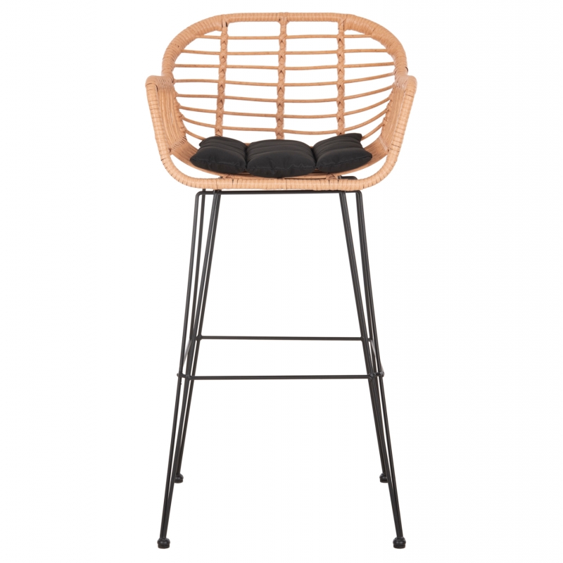 ΣΚΑΜΠΟ ΜΠΑΡ ΨΗΛΟ ALLEGRA HM5640.11 ΜΠΕΖ P.E. RATTAN-ΜΑΥΡΟ ΜΕΤΑΛΛΟ 54x55x108Υεκ. ΣΚΑΜΠΟ ΜΠΑΡ ΨΗΛΟ ALLEGRA HM5640.11 ΜΠΕΖ P.E. RATTAN-ΜΑΥΡΟ ΜΕΤΑΛΛΟ 54x55x108Υεκ.