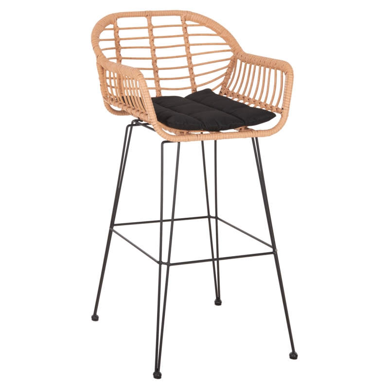 ΣΚΑΜΠΟ ΜΠΑΡ ΨΗΛΟ ALLEGRA HM5640.11 ΜΠΕΖ P.E. RATTAN-ΜΑΥΡΟ ΜΕΤΑΛΛΟ 54x55x108Υεκ. ΣΚΑΜΠΟ ΜΠΑΡ ΨΗΛΟ ALLEGRA HM5640.11 ΜΠΕΖ P.E. RATTAN-ΜΑΥΡΟ ΜΕΤΑΛΛΟ 54x55x108Υεκ.