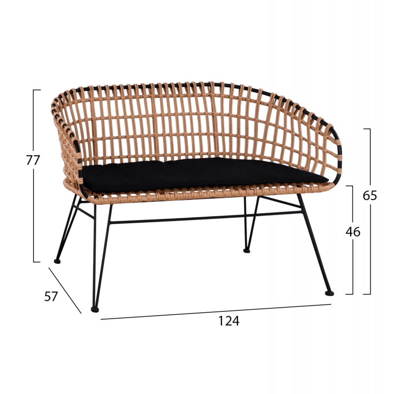 ΣΕΤ ΕΞΩΤ.ΧΩΡΟΥ 4ΤΜΧ ALLEGRA HM21051 ΣΥΝΘ.RATTAN ΜΠΕΖ-ΜΑΥΡΟ ΜΕΤΑΛΛΟ ΣΕΤ ΕΞΩΤ.ΧΩΡΟΥ 4ΤΜΧ ALLEGRA HM21051 ΣΥΝΘ.RATTAN ΜΠΕΖ-ΜΑΥΡΟ ΜΕΤΑΛΛΟ