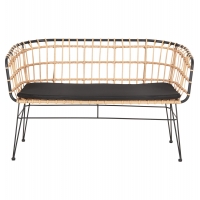 ΠΑΓΚΑΚΙ ΔΙΘΕΣΙΟ ALLEGRA HM5692.11 P.E.RATTAN ΜΠΕΖ-ΜΑΥΡΟΣ ΜΕΤΑΛ.ΣΚΕΛΕΤΟΣ 125x60x77Υεκ ΠΑΓΚΑΚΙ ΔΙΘΕΣΙΟ ALLEGRA HM5692.11 P.E.RATTAN ΜΠΕΖ-ΜΑΥΡΟΣ ΜΕΤΑΛ.ΣΚΕΛΕΤΟΣ 125x60x77Υεκ