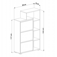 ΠΑΠΟΥΤΣΟΘΗΚΗ ROBBEN HM18189.01 ΜΕΛΑΜΙΝΗ ΣΕ ΛΕΥΚΟ 90x30x143Υεκ. ΠΑΠΟΥΤΣΟΘΗΚΗ ROBBEN HM18189.01 ΜΕΛΑΜΙΝΗ ΣΕ ΛΕΥΚΟ 90x30x143Υεκ.