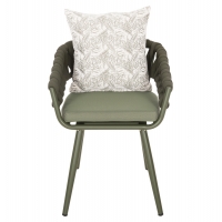 ΠΟΛΥΘΡΟΝΑ ΑΛΟΥΜΙΝΙΟΥ CAMDEN HM6141.09 ΜΑΞΙΛΑΡΙ ΜΕ PRINT-DARK OLIVE 56x60x72-87Υεκ