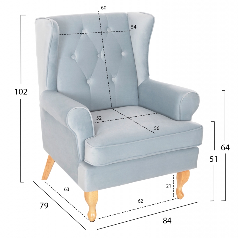 ΠΟΛΥΘΡΟΝΑ ΜΠΕΡΖΕΡΑ BRANDON HM3073.31 BABY BLUE ΒΕΛΟΥΔΟ-ΠΟΔΙΑ ΣΕ ΦΥΣΙΚΟ 82,5x80x104Υεκ ΠΟΛΥΘΡΟΝΑ ΜΠΕΡΖΕΡΑ BRANDON HM3073.31 BABY BLUE ΒΕΛΟΥΔΟ-ΠΟΔΙΑ ΣΕ ΦΥΣΙΚΟ 82,5x80x104Υεκ