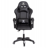 ΠΟΛΥΘΡΟΝΑ GAMING DARREN HM1203.04 ΜΑΥΡΟ-ΛΕΥΚΟ PVC 58.5x100x120Υεκ.