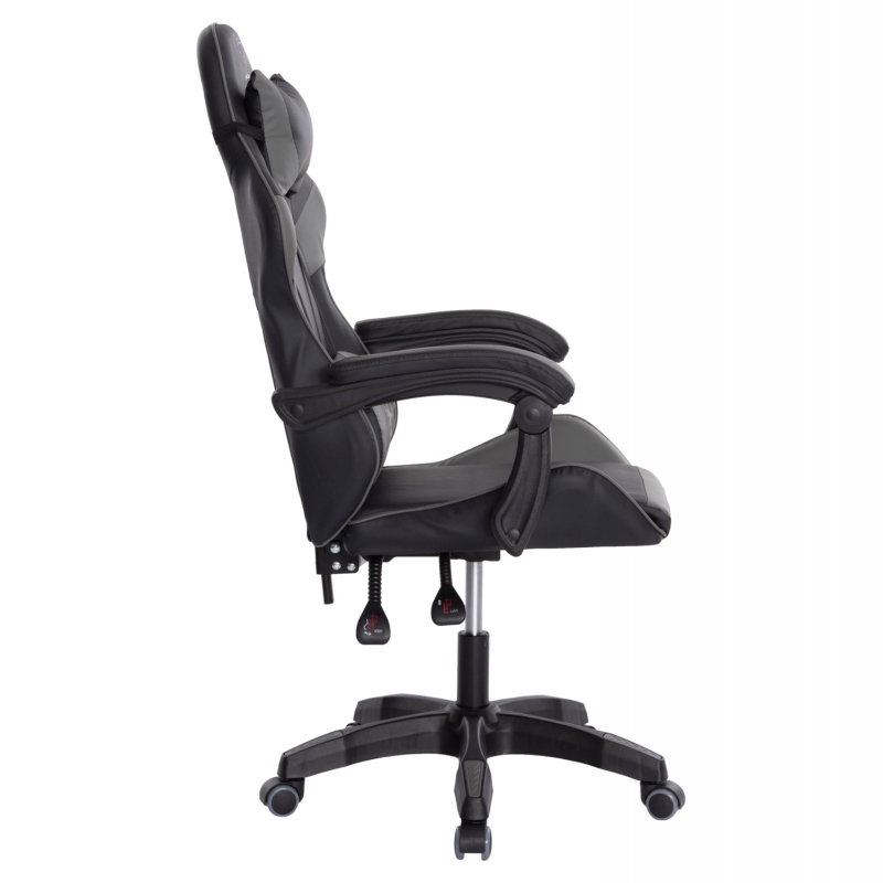 ΠΟΛΥΘΡΟΝΑ GAMING DARREN HM1203.10 ΜΑΥΡΟ-ΓΚΡΙ PVC 60x60x120Υεκ. ΠΟΛΥΘΡΟΝΑ GAMING DARREN HM1203.10 ΜΑΥΡΟ-ΓΚΡΙ PVC 60x60x120Υεκ.