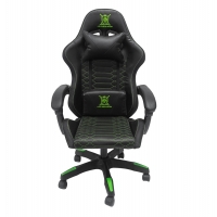 ΠΟΛΥΘΡΟΝΑ GAMING LOOT HM1204 ΜΑΥΡΟ-ΠΡΑΣΙΝΟ PVC 60x60x120Υεκ.