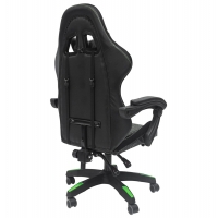 ΠΟΛΥΘΡΟΝΑ GAMING LOOT HM1204 ΜΑΥΡΟ-ΠΡΑΣΙΝΟ PVC 60x60x120Υεκ.