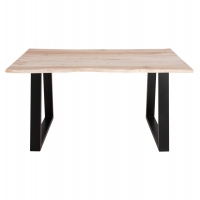 ΤΡΑΠΕΖΙ ΤΡΑΠΕΖΑΡΙΑΣ MONTANA SLIM HM8163.21 ΞΥΛΟ ΑΚΑΚΙΑΣ ΣΕ ΑΝΟΙΧΤΟ ΦΥΣΙΚΟ 140x80x77Υεκ
